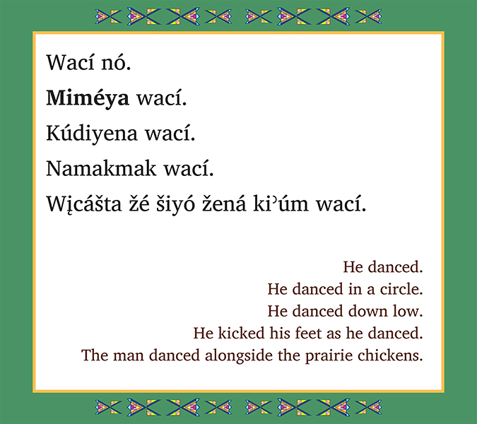Šiyó Wacíbi, Chicken Dance